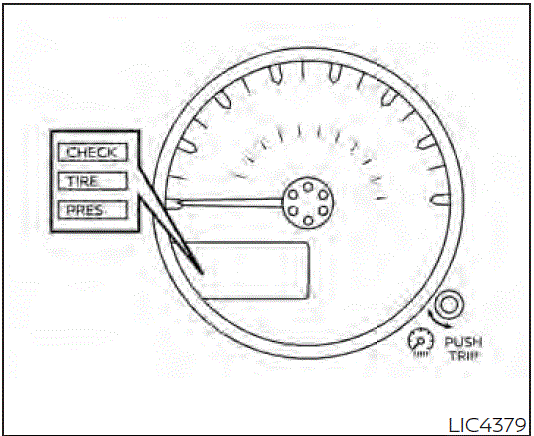 2021 Nissan Frontier Dashboard Instrument Cluster Check tire pressure warning fig 10