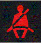 2022 Maserati MC20 Warning Indicators Dashboard Symbols Seat Belt Reminder Indicator Light fig 2
