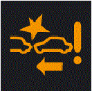 2022 Maserati Quattroporte Dashboard Indicators Warning Symbols Forward Collision Warning fig 50