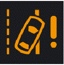 2022 Maserati Quattroporte Dashboard Indicators Warning Symbols Lane Keeping Assist fig 60