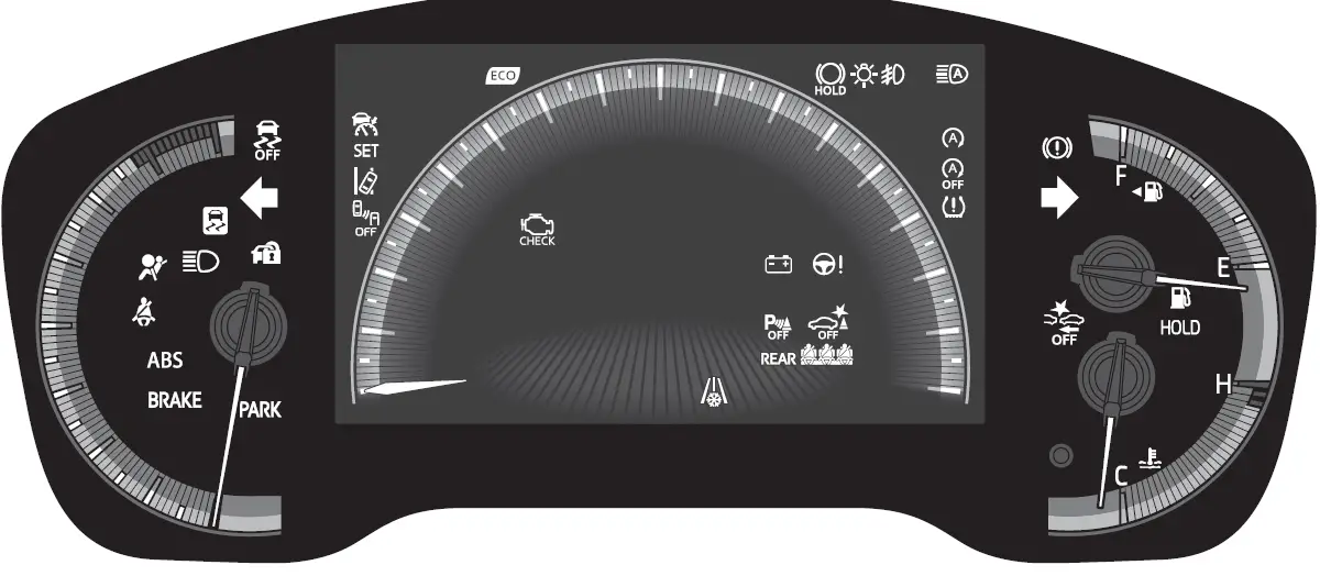 2022 Toyota Corolla Cross-Warning Indicators-Instrument Cluster-fig 48