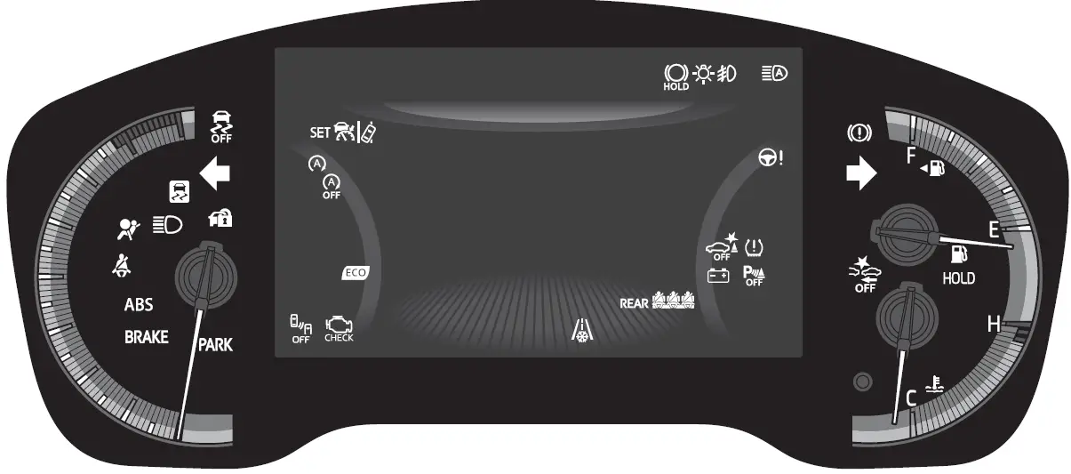 2022 Toyota Corolla Cross-Warning Indicators-Instrument Cluster-fig 49