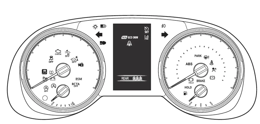 2022 Toyota RAV4-Instrument Cluster-Warning Indicators-fig 43