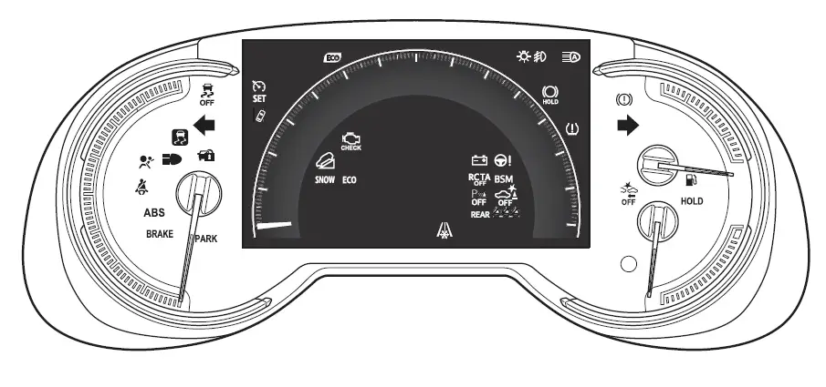 2022 Toyota RAV4-Instrument Cluster-Warning Indicators-fig 44