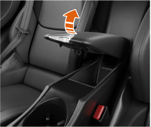2023 McLaren GT Centre console stowage compartment 07