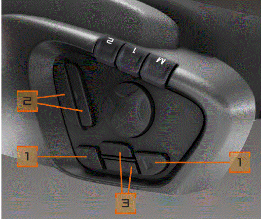 2023 McLaren GT Electric seat height adjustment 07