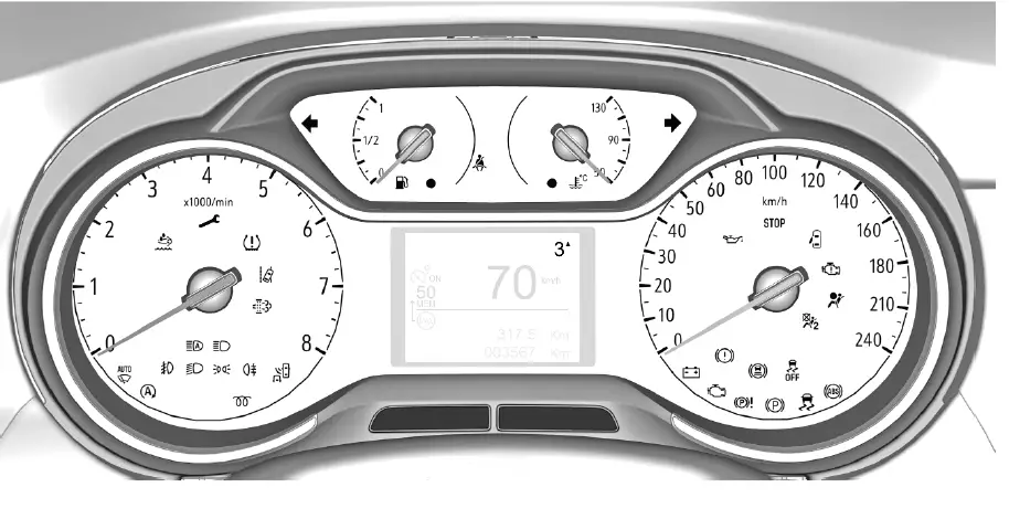 2023 Vauxhall Crossland-Display Warning Messages-Setting Guide-fig 1