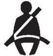 Dashboard Symbols-2013 Cadillac Escalade Instrument Cluster-Safety Belt Reminders