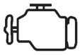 Dashboard Symbols-2013 Cadillac Escalade Instrument-Malfunction indicator lamp