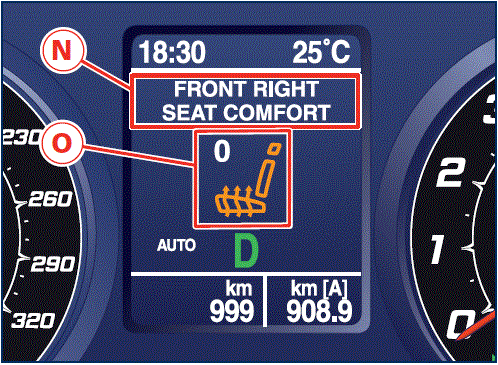 Display 2016 Maserati Grancabrio MC Dashboard Features Comfort screen page fig 9