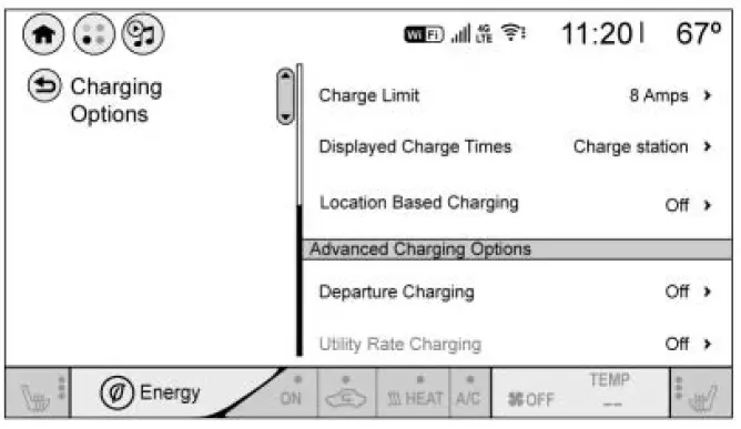 Display Information Guide-Chevrolet Bolt EV 2019-Setting Features-fig 21