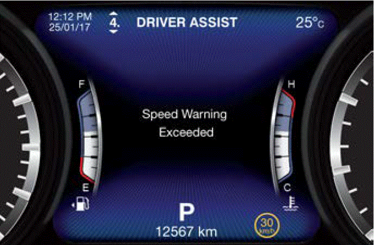 Display Screen Maserati Levante 2019 Warning Messages STORED MESSAGES fig 31