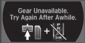 Display Warning Messages 2020 ACURA NSX Display FIG 21
