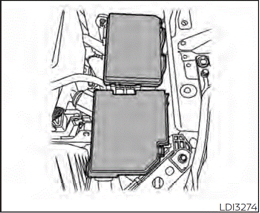 Fixing a Blown Fuse 2020 Nissan Altima fuse Diagram and Relay ENGINE COMPARTMENT fig 2