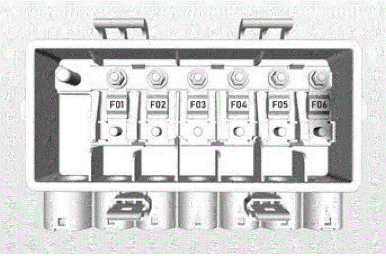 Fixing a blown fuse 2023 Maserati MC20 Fuse Diagrams and Relay Fuse Boxes under the Front fig 10