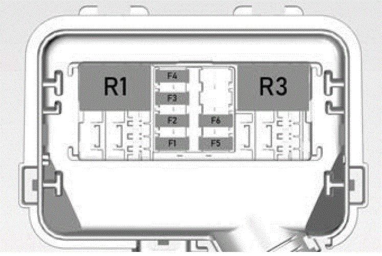 Fixing a blown fuse 2023 Maserati MC20 Fuse Diagrams and Relay Fuse Boxes under the Front fig 9