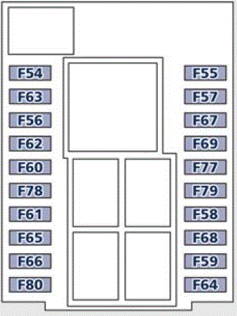 Fuses and fuse box Diagram 2020 Maserati Granturismo Sport Fuses in Boot Compartment fig 15