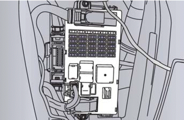 Fuses and fuse box Diagram 2020 Maserati Granturismo Sport Fuses in Passenger fig 10