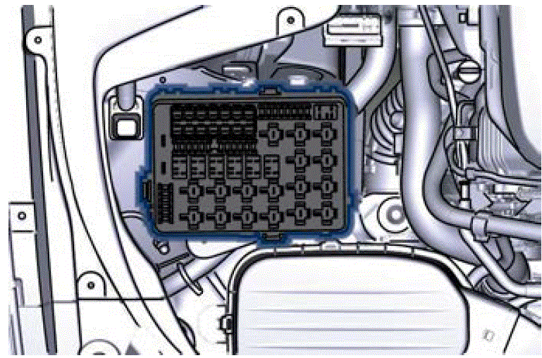 How to replace fuse 2018 Maserati Levante Fuse Diagrams Integrated Power Module fig 6