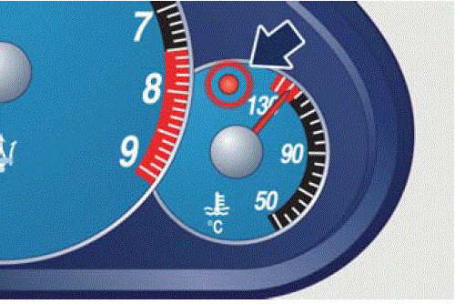 Indicators Warning 2020 Maserati Grancabrio Sport Instrument Cluster High Coolant Temperature Warning fig 24