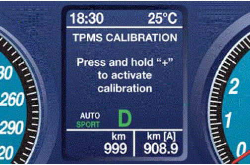 Indicators Warning 2020 Maserati Grancabrio Sport Instrument Cluster TTPMS Calibration Page fig 30