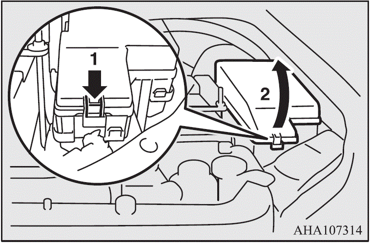 Repair Fuses 2020 Mitsubishi L200 Fuses and fuse box Diagram Engine compartment fig 6