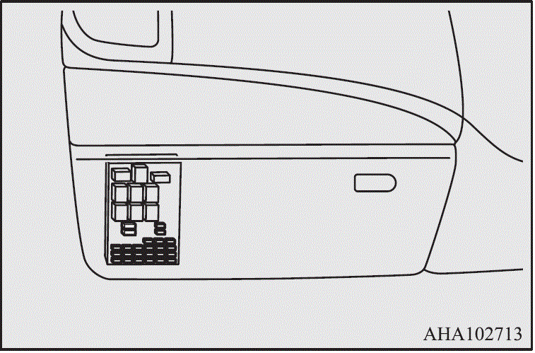 Repair Fuses 2020 Mitsubishi L200 Fuses and fuse box Diagram Passenger compartment (RHD fig 2