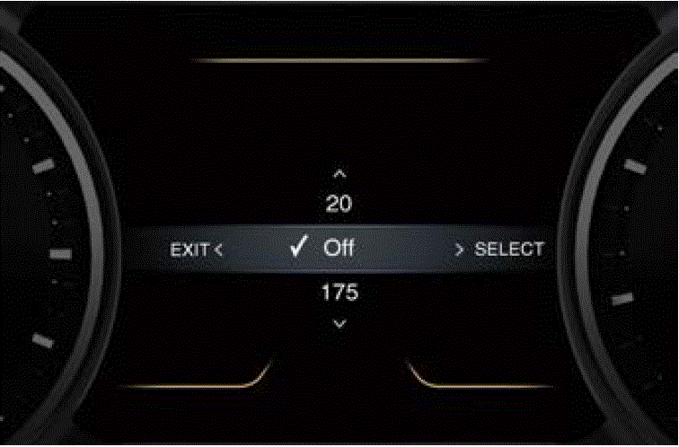 Screen Messages 2022 Maserati Quattroporte Instrument Cluster Example to modify fig 38