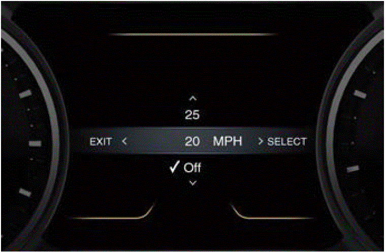 Screen Messages 2022 Maserati Quattroporte Instrument Cluster Example to modify fig 39