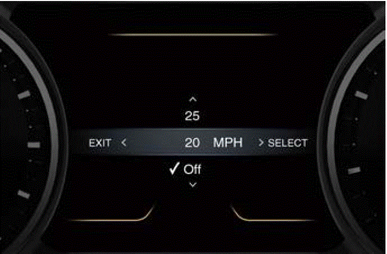 Screen Messages 2022 Maserati Quattroporte Instrument Cluster Example to modify fig 40