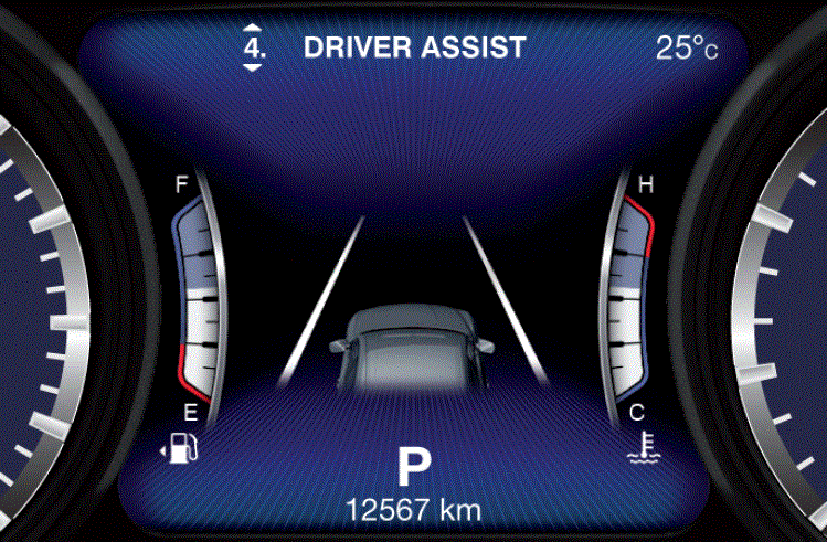 Settings Display 2018 Maserati Quattroporte Dashboard LKA (LaneSense) Status fig 24