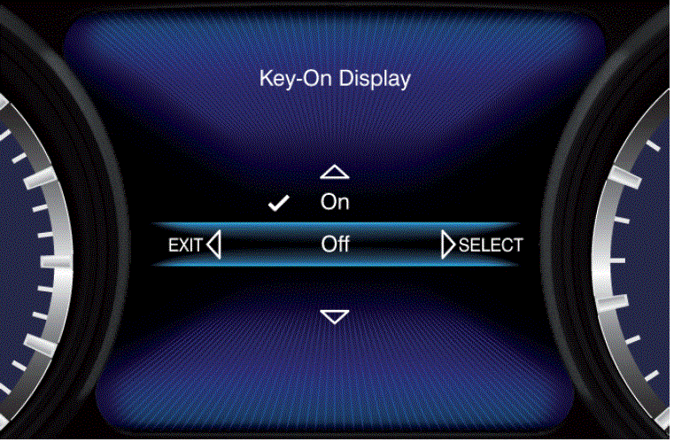 Settings Display 2018 Maserati Quattroporte Dashboard STORED MESSAGES fig 44