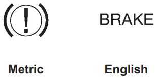 Warning Indicators 2012 Cadillac Escalade Instrument Cluster Guide-Brake System Warning