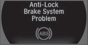 Warning Indicators 2020 ACURA NSX Dashboard Symbols Anti-lock Brake fig 38
