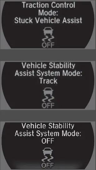 Warning Indicators 2020 ACURA NSX Dashboard Symbols Vehicle Stability fig 46
