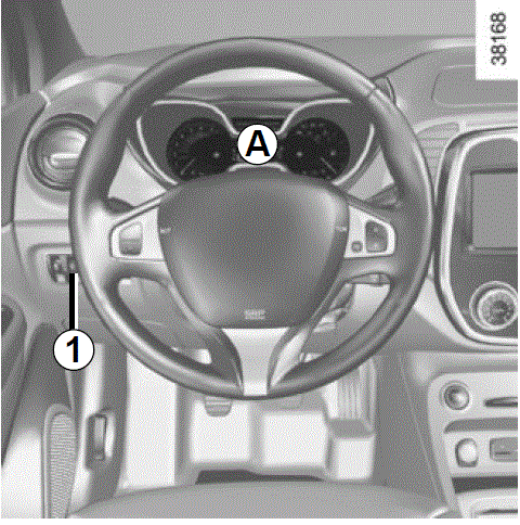 Warning Signals 2019 Renault Captur Dashboard Symbols Instrument panel A fig 1