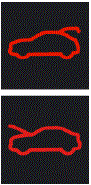 Warning Symbols Maserati Levante 2023 Dashboard Liftgate and Hood Ajar Indicators Lights fig 32