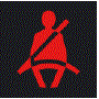 Warning Symbols Maserati Levante 2023 Dashboard Seat Belt Reminder Indicator Light fig 22