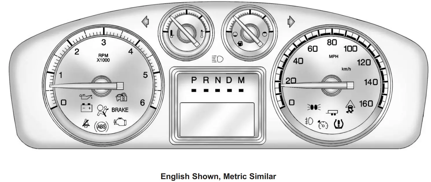 Warnings Indicators- 2011 Cadillac Escalade Instrument Cluster Guide-CLUSTER