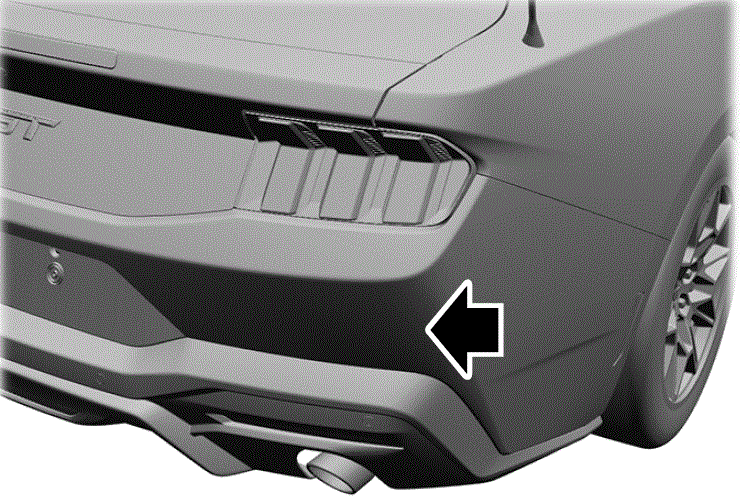 2024 FORD Mustang LOCATING THE BLIND SPOT 02