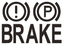 2024 Hyundai Palisade Parking brake & Brake fluid warning 03