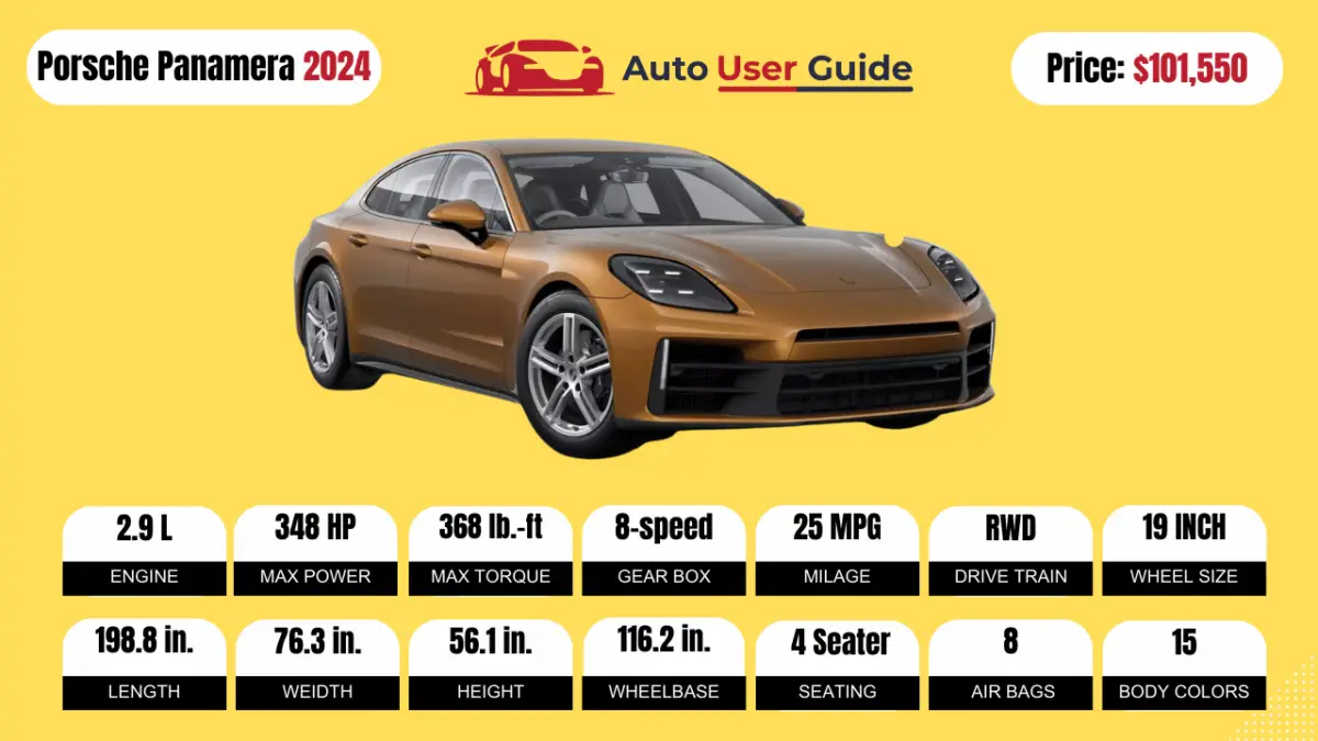 Revisión, especificaciones, precio y kilometraje del Porsche Panamera