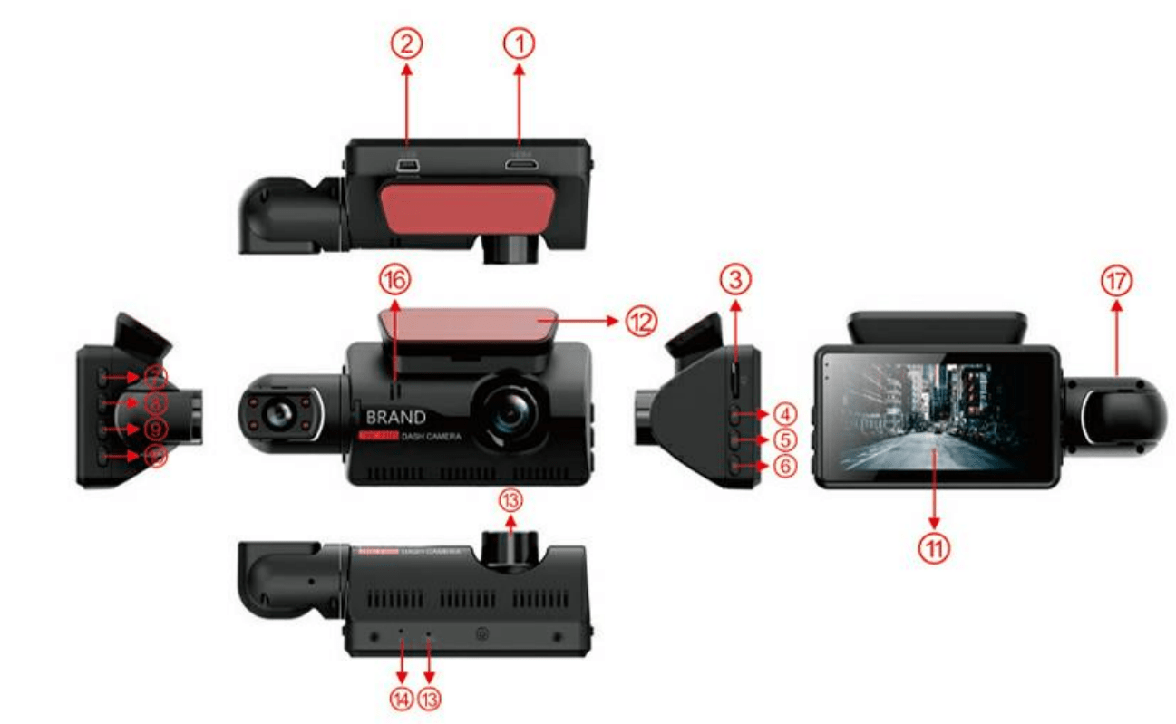 BOHISEN-Dual-Dash-Cam-User-Manual-featured