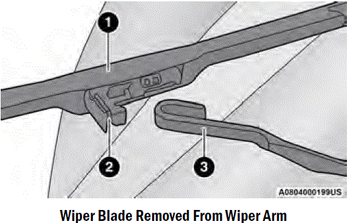 2024 Chrysler Pacifica Front Wiper Blade Removal and Installation 03